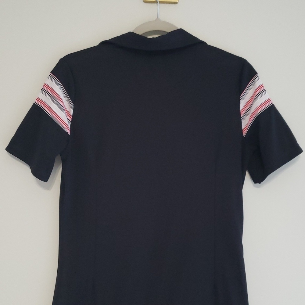 Cracked Wheat Tennis Dress Small Stripe Pocket Short Sleeve Athletic Golf Preppy - Picture 6 of 15